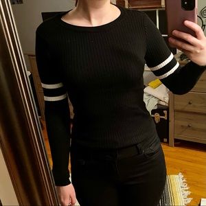 H&M Varsity Long Sleeve Top